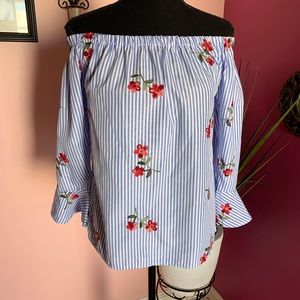 Off the shoulder blouse